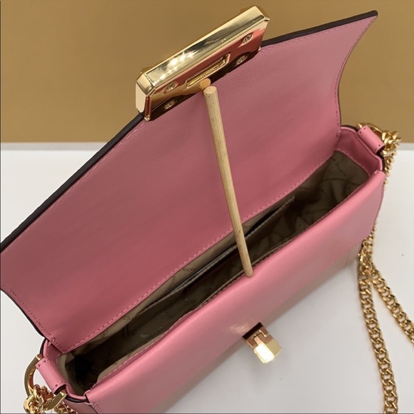 Michael Kors Kinsley Medium Flap Shoulder Bag Crossbody in Blossom Multi - Picture 10 of 15